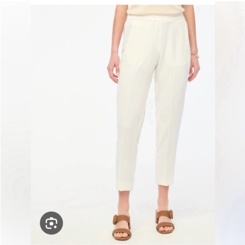 J. Crew Factory Women's Cream Ankle Pants